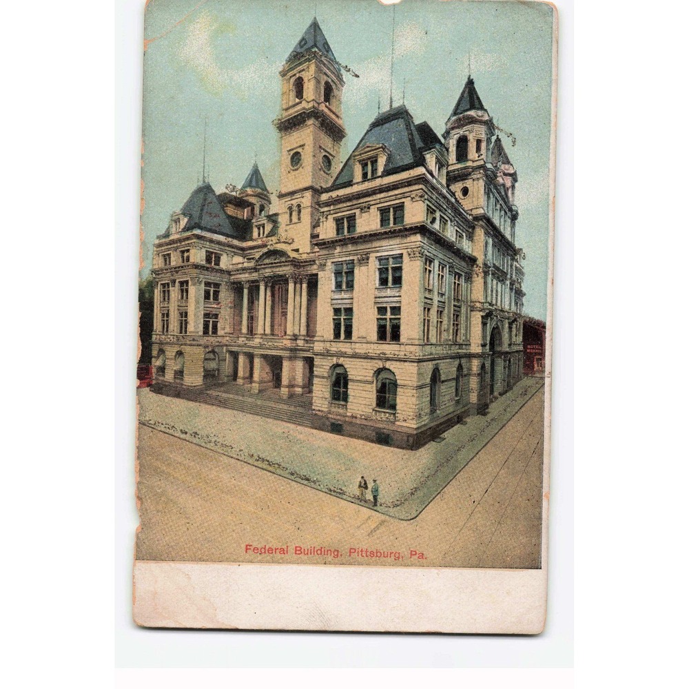 Vintage Federal Building Pittsburgh PA Postcard W. G. Mac Farlane Germany G